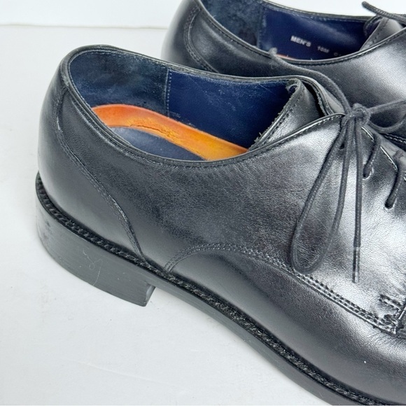 Cole Haan Men\'s Lenox Hill Black Leather Split-Toe Oxford Sz 10 main image 6